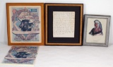 Ink penned letter describing the development of the J. Russell & Co. for th