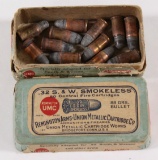 Remington Arms UMC (2) piece box .32 S&W smokeless containing (12) rds tota