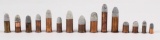 lot of (15) assorted rim fire rds 