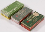 (3) full boxes .30 Rem. Express, all 170gr with one box showing losses, SHI