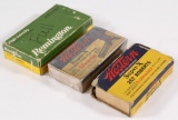 lot to include (31)rds .257 roberts and (7) brass cases .250-3000 Sav., sel