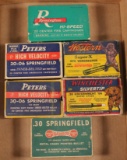 (15)rds in (6) boxes of .30-06 Sprg with some .270 brass (11)rds are Silver