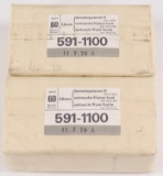 (2) packs of GP11 (7.5x55mm Swiss), (60)rds per pack dated 11-7-79A, sellin