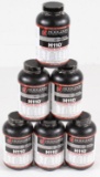(6) Hodgdon H110 pistol powder in 1 lb. containers all sealed with cellopha