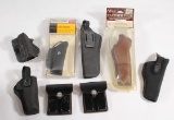 lot of assorted holsters Gould & Goodrich size 26 DA revolver 5-6