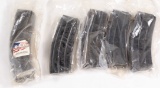 (5) steel body AR style magazines, (1) U.S.A. 40rd & (4) unmarked 30rd