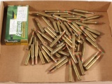 (15)rds .243 Win. reload in box & assorted loose ammunition green, black &