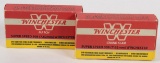 (2) reproduction Winchester ammunition boxes .308 Super Speed having LC & TW head stamps