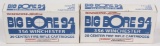 (2) reproduction Big Bore 94 Winchester-Western ammunition boxes, both full boxes .356 Win.
