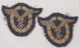 WWII Luftwaffe cloth pilot badges