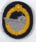 WWII German Kreigsmarine Destroyer patch,, felt