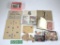 German stamps and paper lot, postcards