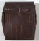 WWII German MG15 tool pouch.  Brown leather