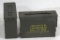 (2) steel ammo cans 