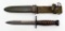 U.S. M4 Imperial bayonet with leather handle