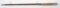 Quality Tackle three piece bamboo fly rod,