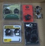 Assorted scope rings to include - Leupold PRW