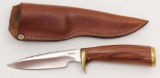 Custom knife with Ichthys symbol (Jesus Fish)