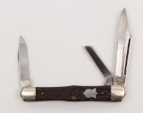 Camillus 72 three blade folding pocket knife.