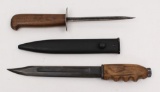 lot to include unmarked blade bayonet style knife