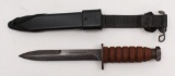 US M6 modified bayonet to fighting knife, having