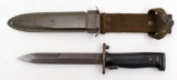 U.S. M5-1 Aerial bayonet with black checkered