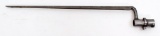 U.S. Model 1835/42 socket bayonet crossover first