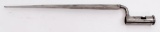 Unmarked socket bayonet with opening measuring