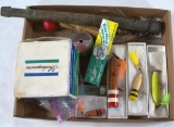 lot to include fishing supplies, (4) Pierson