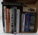 box of mostly war books to include, 