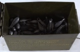 steel ammo can with (58) lead alloy sinkers