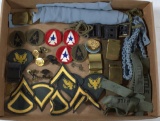 lot of US patches and insignia