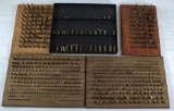 (5) assorted ammunition display boards with