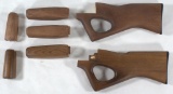 (2) AK variant wood stocks with forend and