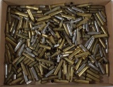 100+ assorted fired brass cases to include, .45-70