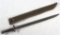 Pattern 1907 sword bayonet with various markings