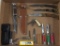 Lot of (11) fixed & folding blade knives to