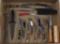 Lot of (15) fixed & folding blade knives to