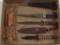 Lot of (11) fixed & folding blade knives to