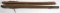 (2) bamboo fly rods - Montage 4 piece missing one