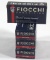 9mm Luger ammunition, 4 boxes Fiocchi 124 grain