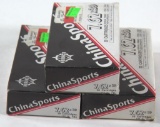 7.62x39mm ammunition, (3) boxes Norinco China