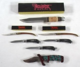 (7) Tomahawk brand knives, (3) have original