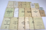 assorted lot of (19) Department of the Army Field