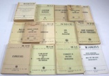 assorted lot of (14) Department of the Army Field
