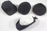(4) assorted hats to include Navy Wave and Army