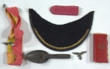 German WWII lot to include Nazi Naval embroidered