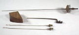 Lot to include WWI propeller portion, fencing foil