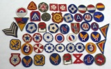 (50) WWII Army patches