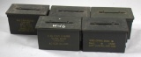(5) Steel military cartridge cases for 840